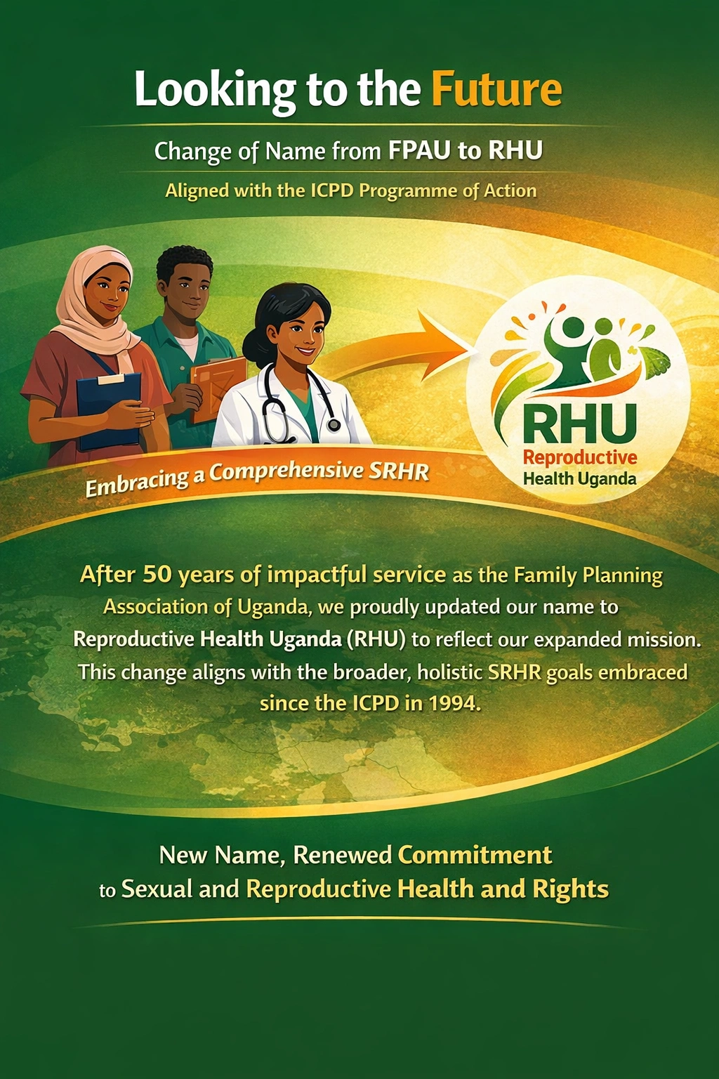 Looking to the Future: Change of name from FPAU to RHU
