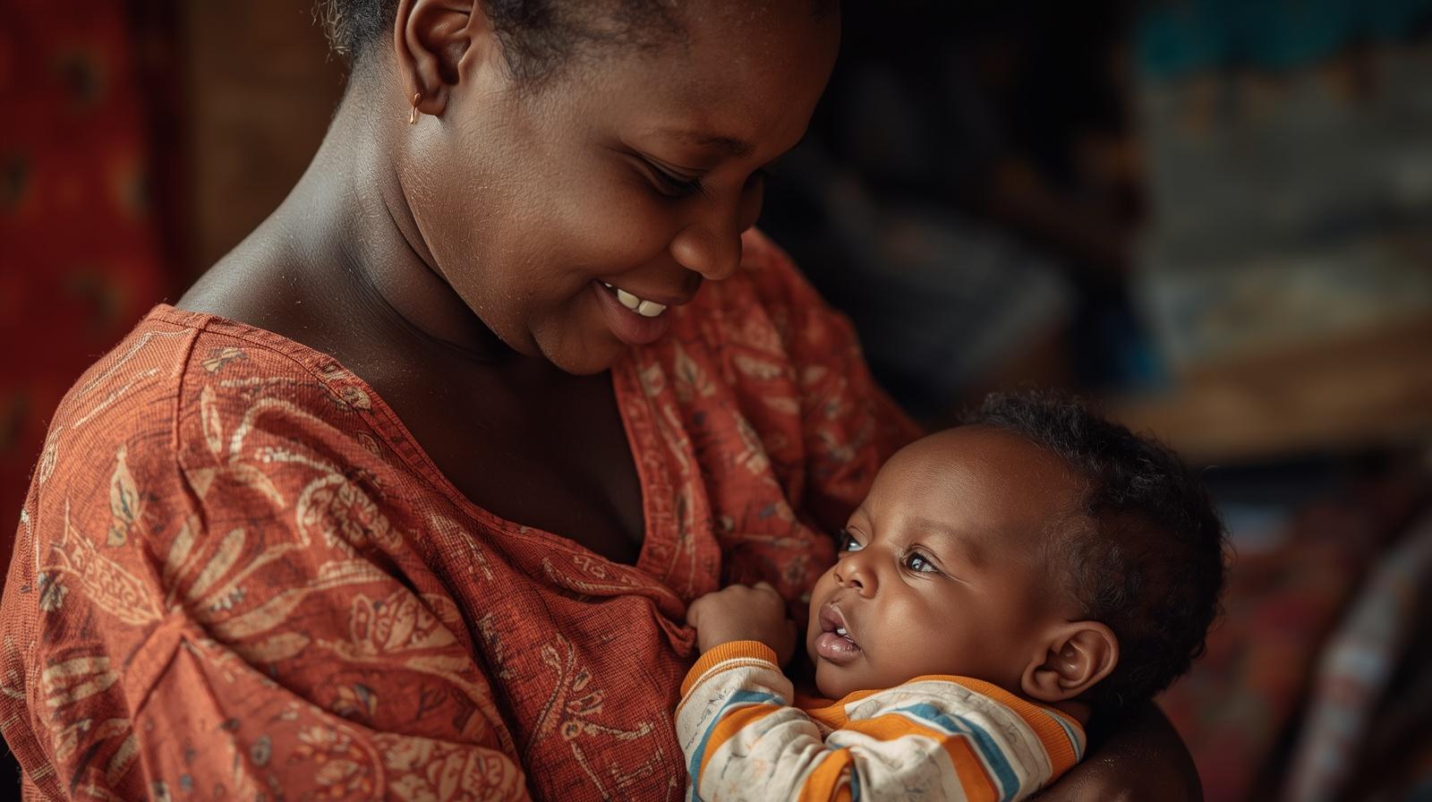 Ugandan mother and baby 1