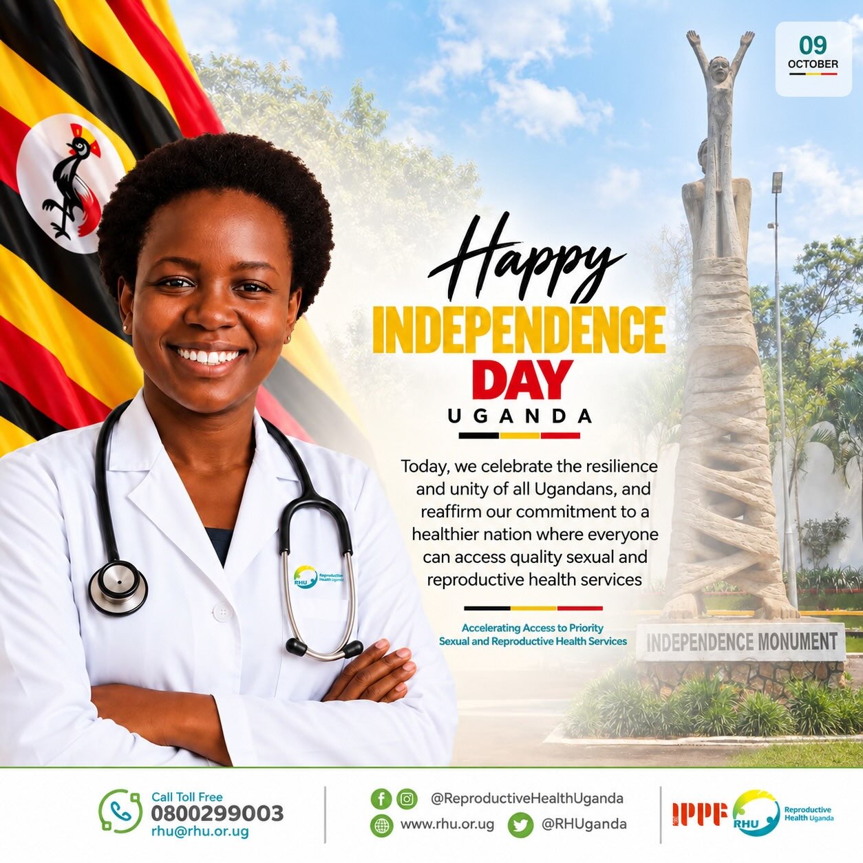 A stronger Uganda begins with healthier communities This Independence Day, we honour the strides Uganda…
