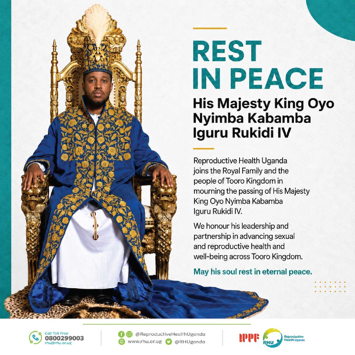We join the Royal Family, the people of Tooro Kingdom and the entire nation in…